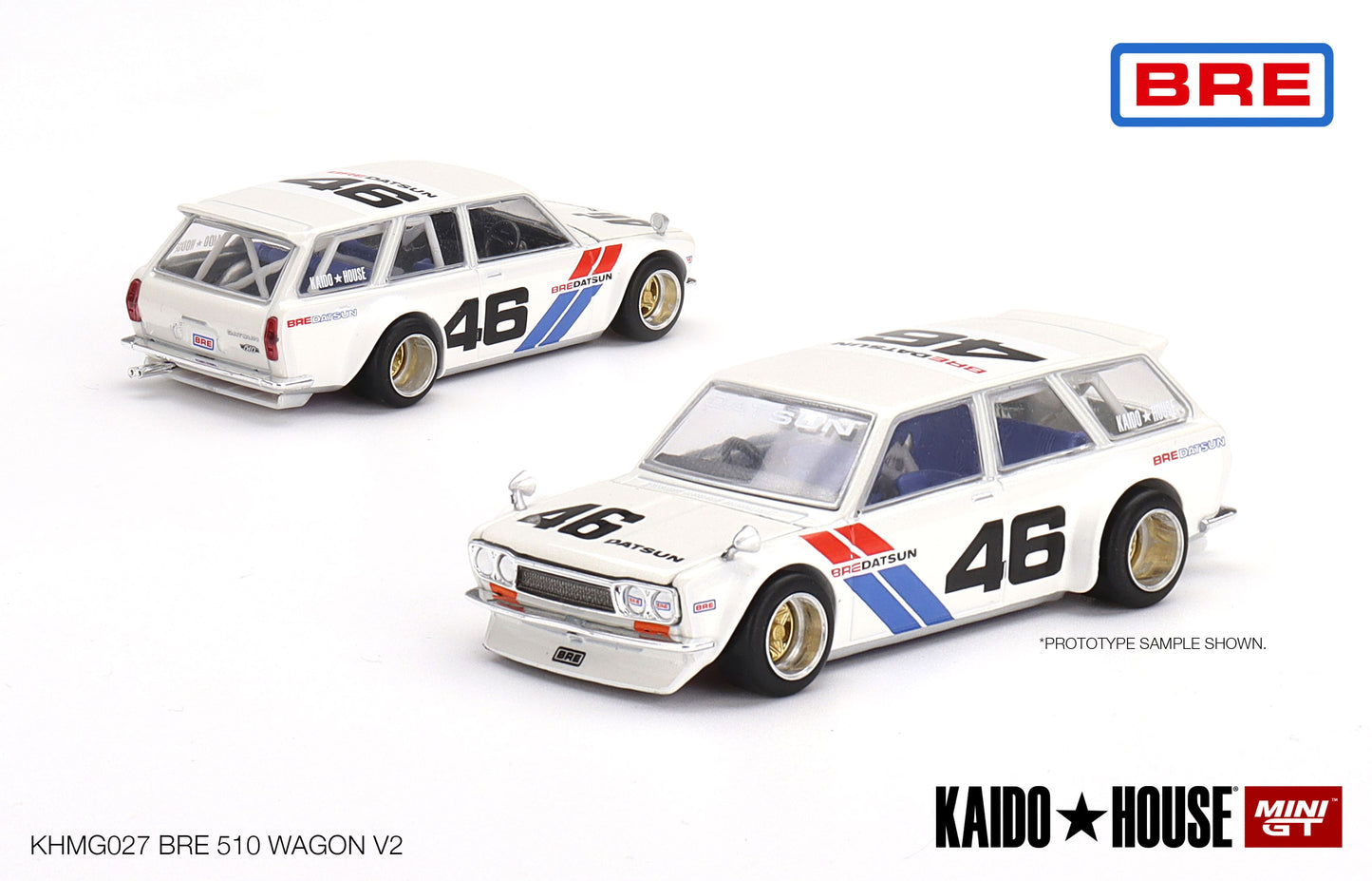 [KaidoHouse x MINI GT] Datsun KAIDO 510 Wagon BRE V2