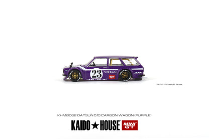 [Kaidohouse x MINI GT] Datsun KAIDO 510 Wagon CARBON FIBER V1