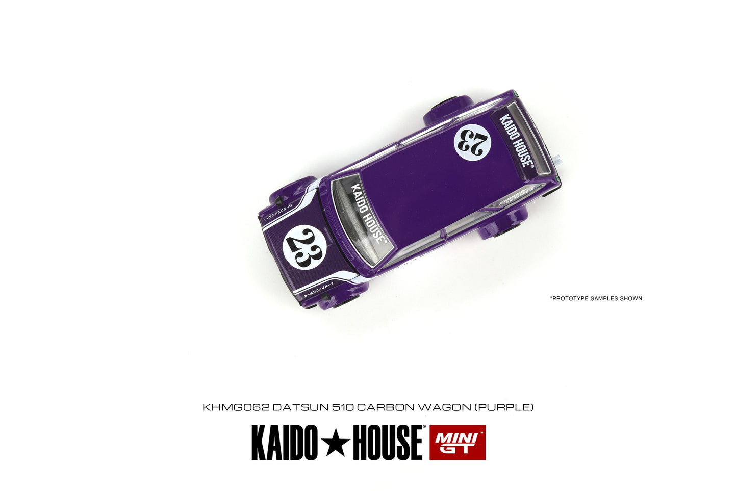 [Kaidohouse x MINI GT] Datsun KAIDO 510 Wagon CARBON FIBER V1