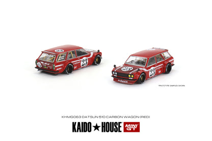 [Kaidohouse x MINI GT] Datsun KAIDO 510 Wagon CARBON FIBER V2