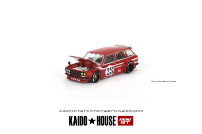 [Kaidohouse x MINI GT] Datsun KAIDO 510 Wagon CARBON FIBER V2