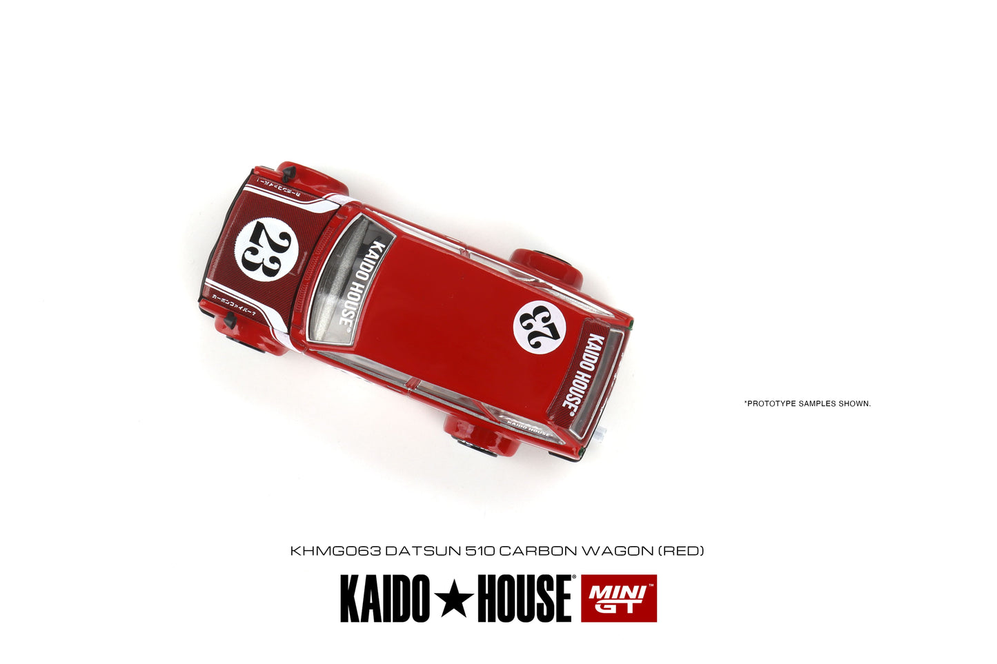 [Kaidohouse x MINI GT] Datsun KAIDO 510 Wagon CARBON FIBER V2