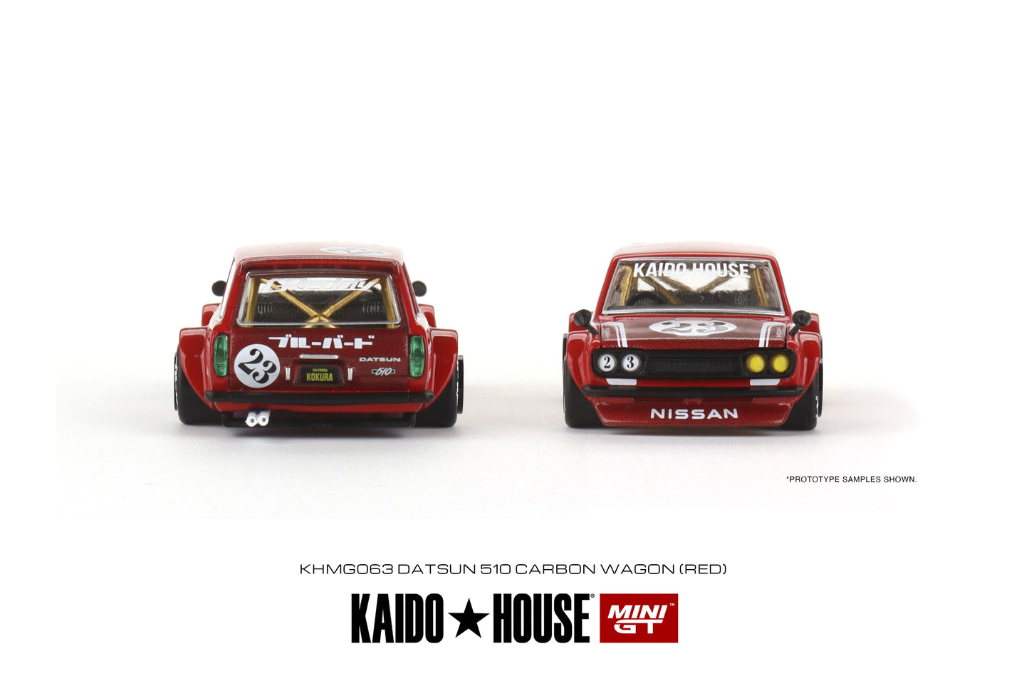 [Kaidohouse x MINI GT] Datsun KAIDO 510 Wagon CARBON FIBER V2