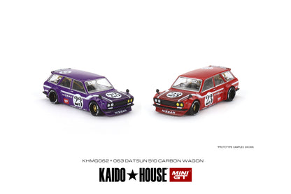 [Kaidohouse x MINI GT] Datsun KAIDO 510 Wagon CARBON FIBER V2