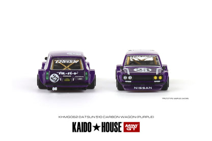 [Kaidohouse x MINI GT] Datsun KAIDO 510 Wagon CARBON FIBER V1