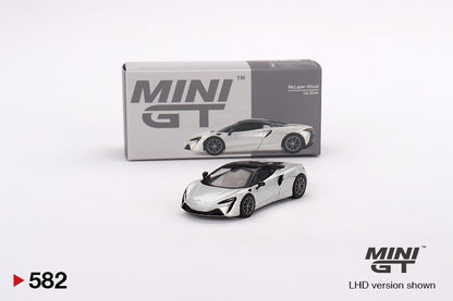 MINI GT 582 McLaren Artura Ice Silver RHD