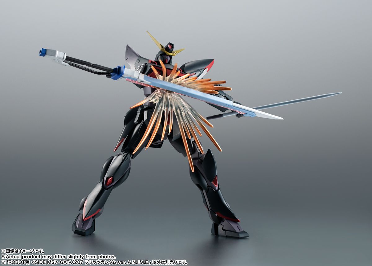 行版 Bandai [ROBOT魂] 機動戰士高達 Gundam Seed GAT-X207 閃電高達 Ver. A.N.I.M.E.