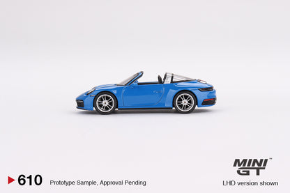 MINI GT 610 Porsche 911 Targa 4S Shark Blue LHD