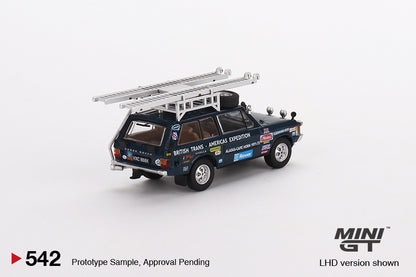 MINI GT 542 Range Rover 1971 British Trans-Americas Expedition (VXC-868K)