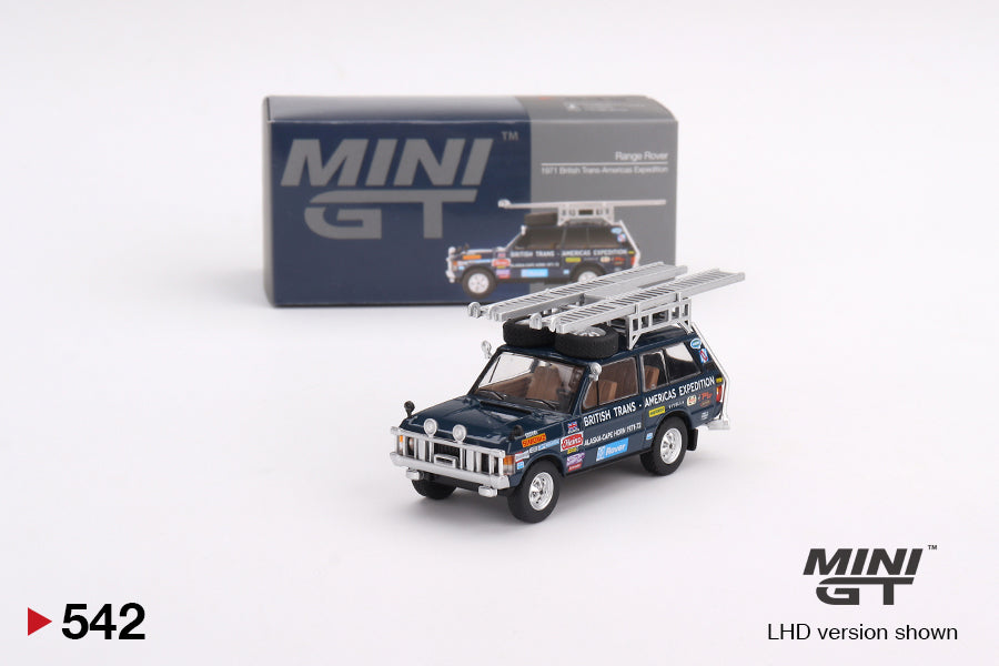 MINI GT 542 Range Rover 1971 British Trans-Americas Expedition (VXC-868K)