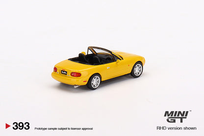 MINI GT 393 Eunos Roadster Sunburst Yellow