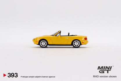 MINI GT 393 Eunos Roadster Sunburst Yellow