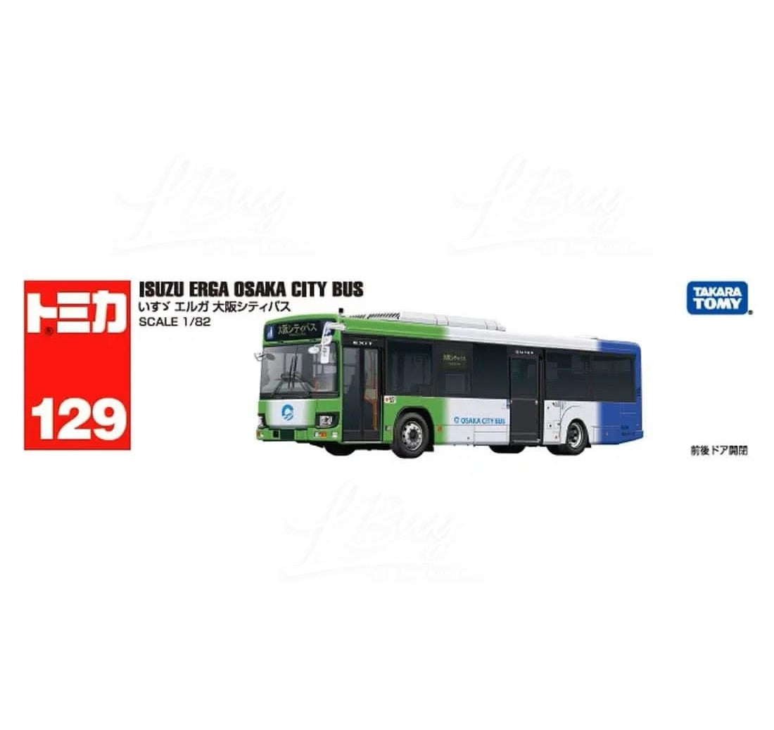 Tomica No.129 Isuzu Erga Osaka City Bus