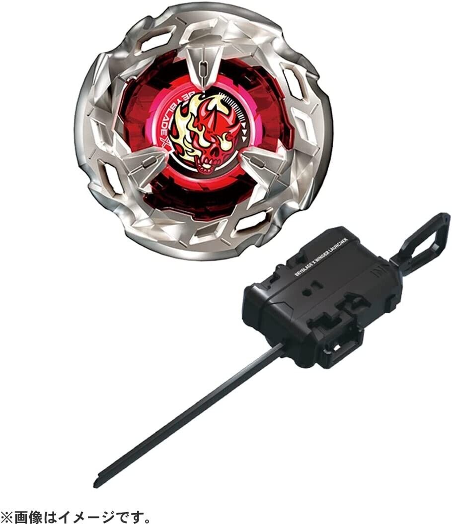 TAKARA TOMY 爆旋陀螺X BeybladeX Starter BX-02 煉獄魔鐮 Devil Scythe 4-60T 基本套裝