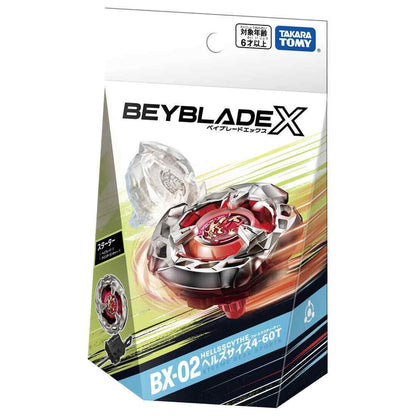 TAKARA TOMY 爆旋陀螺X BeybladeX Starter BX-02 煉獄魔鐮 Devil Scythe 4-60T 基本套裝