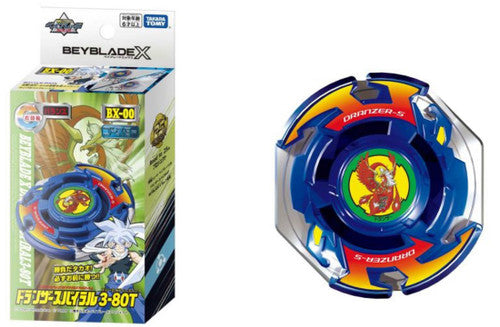 TAKARA TOMY 爆旋陀螺X BeybladeX Booster BXG-01 朱雀戰神 Dranzer Spiral 3-80T