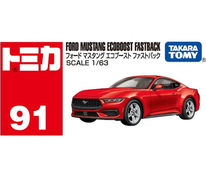 Tomica No.091 福特 Ford Mustang Ecoboost Fastback