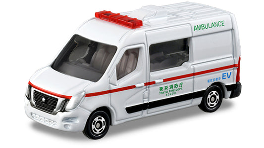 Tomica No.044 Nissan NV400 EV Ambulance