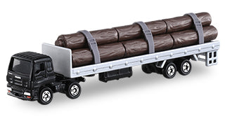 Tomica No.125 Long Isuzu Giga Wood Trailer