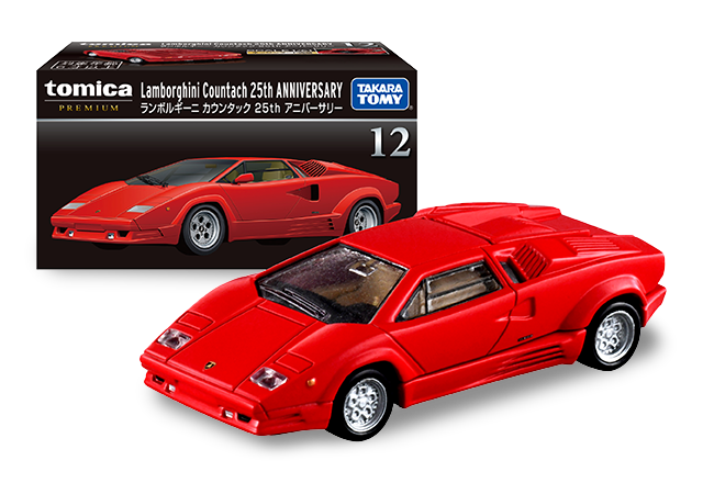 Tomica Premium No. 12 Lamborghini Countach 25th AN.