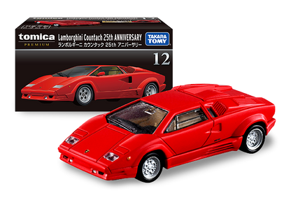 Tomica Premium No. 12 Lamborghini Countach 25th AN.