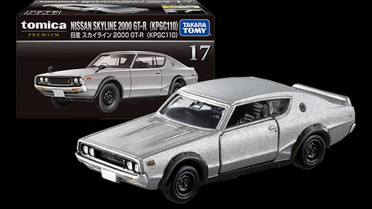 Tomica Premium No. 17 Nissan Skyline GT-R (KPGC110)