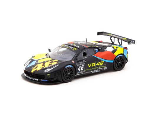 Tarmac Works X IXO Models 1/64 Ferrari 458 Italia GT3 Blancpain Endurance Series 2012 – Nurburgring #46 - HOBBY64