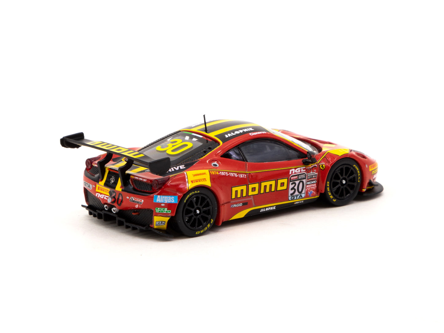 Tarmac Works X IXO Models 1/64 Ferrari 458 Italia GT3 Pirelli World Challenge 2015 #30 - HOBBY64