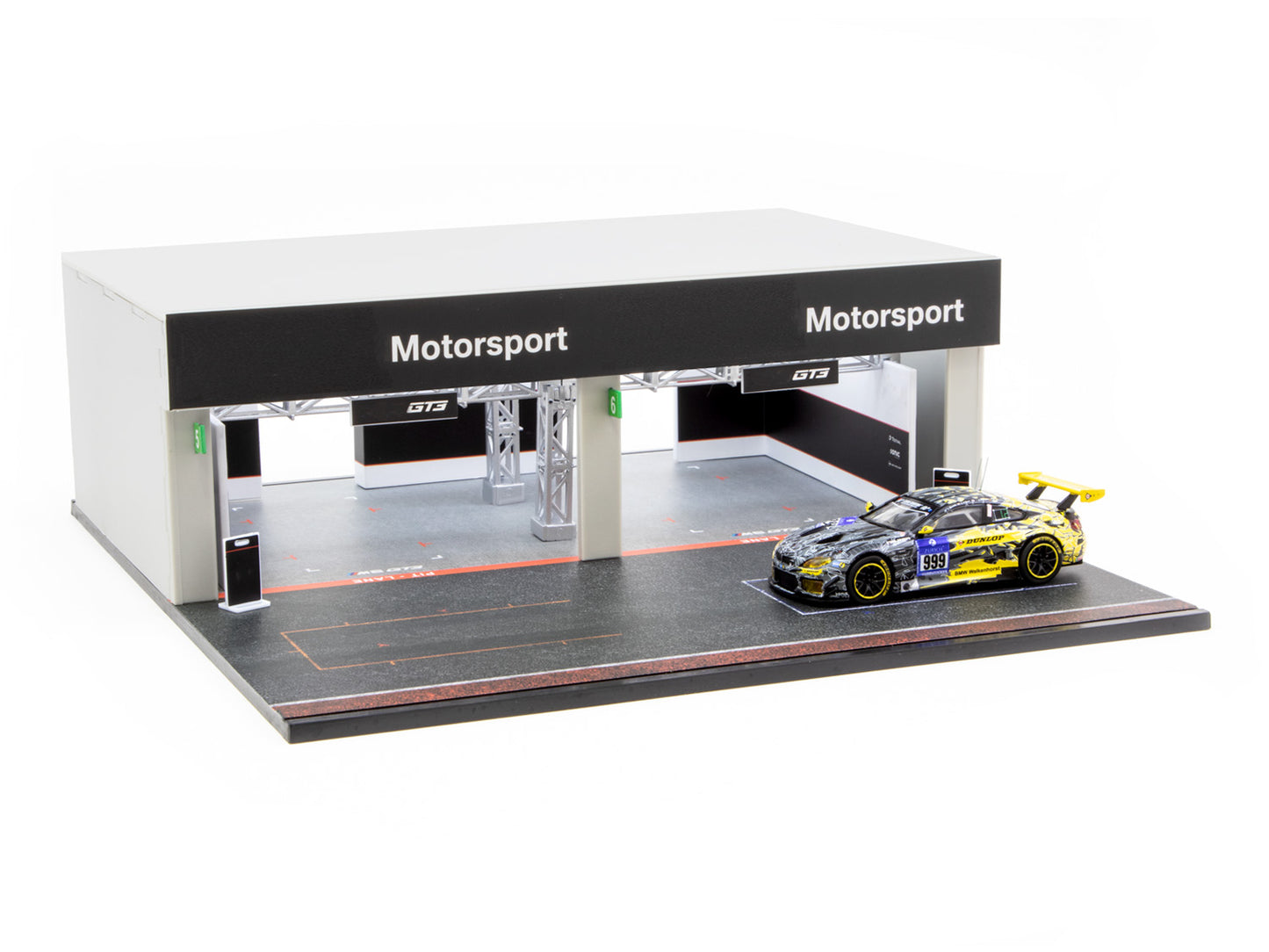 Tarmac Works 1/64 Accessories Pit Garage Diorama - MOONEYES - PARTS64