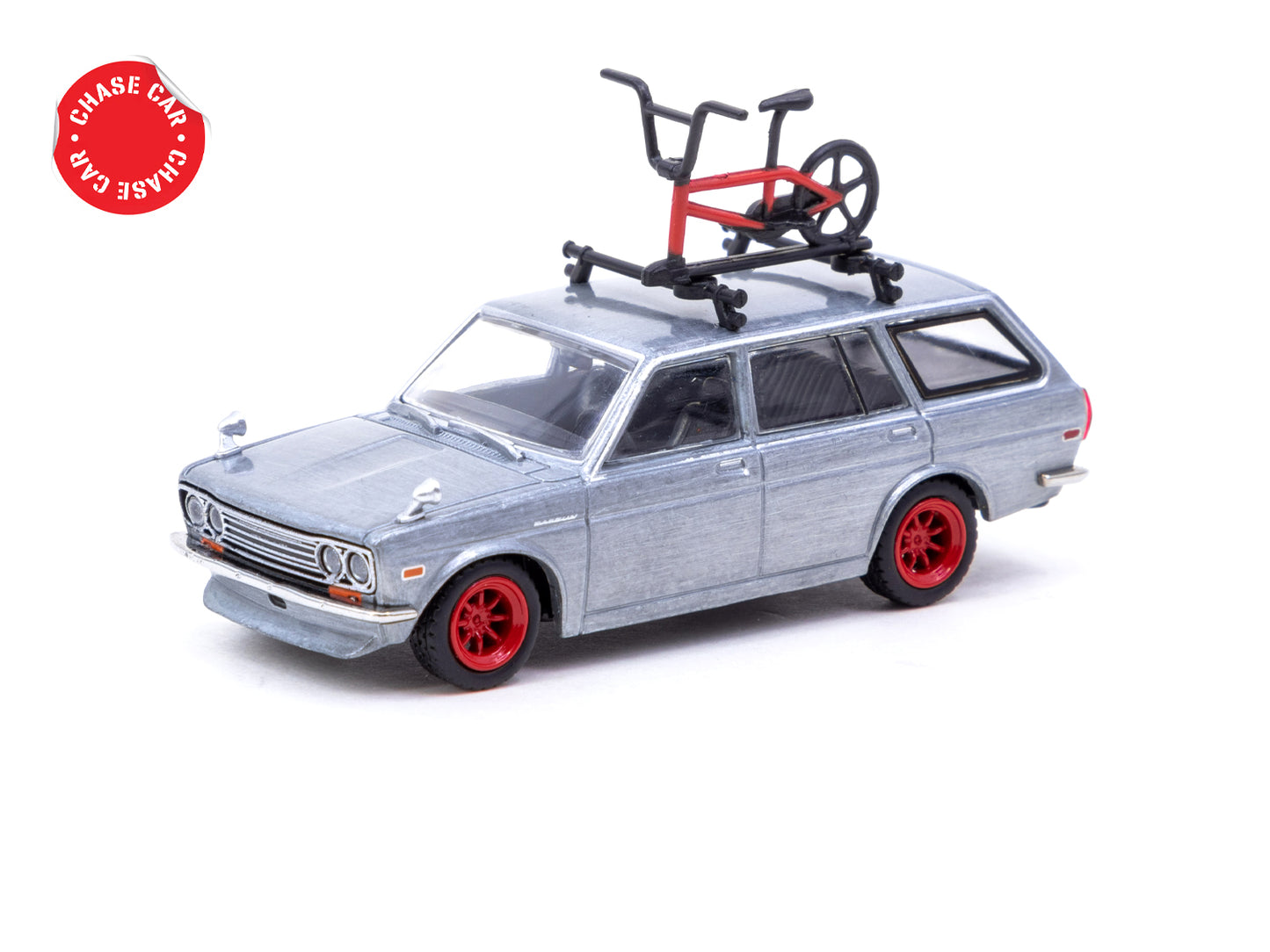 Tarmac Works 1/64 Datsun Bluebird 510 Wagon Red - GLOBAL64