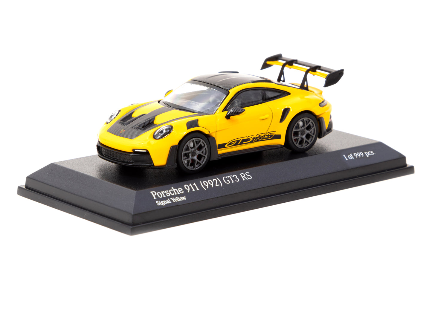 Minichamps X Tarmac Works 1/64 Porsche 911 GT3 RS Signal Yellow - COLLAB64