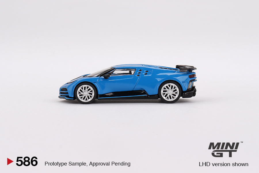 MINI GT 586 Bugatti Centodieci Blu Bugatti LHD