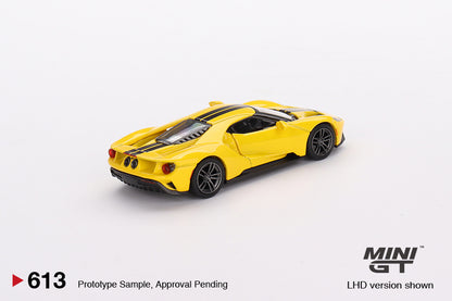 MINI GT 613 Ford GT Triple Yellow