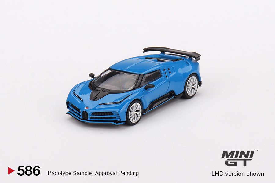 MINI GT 586 Bugatti Centodieci Blu Bugatti LHD