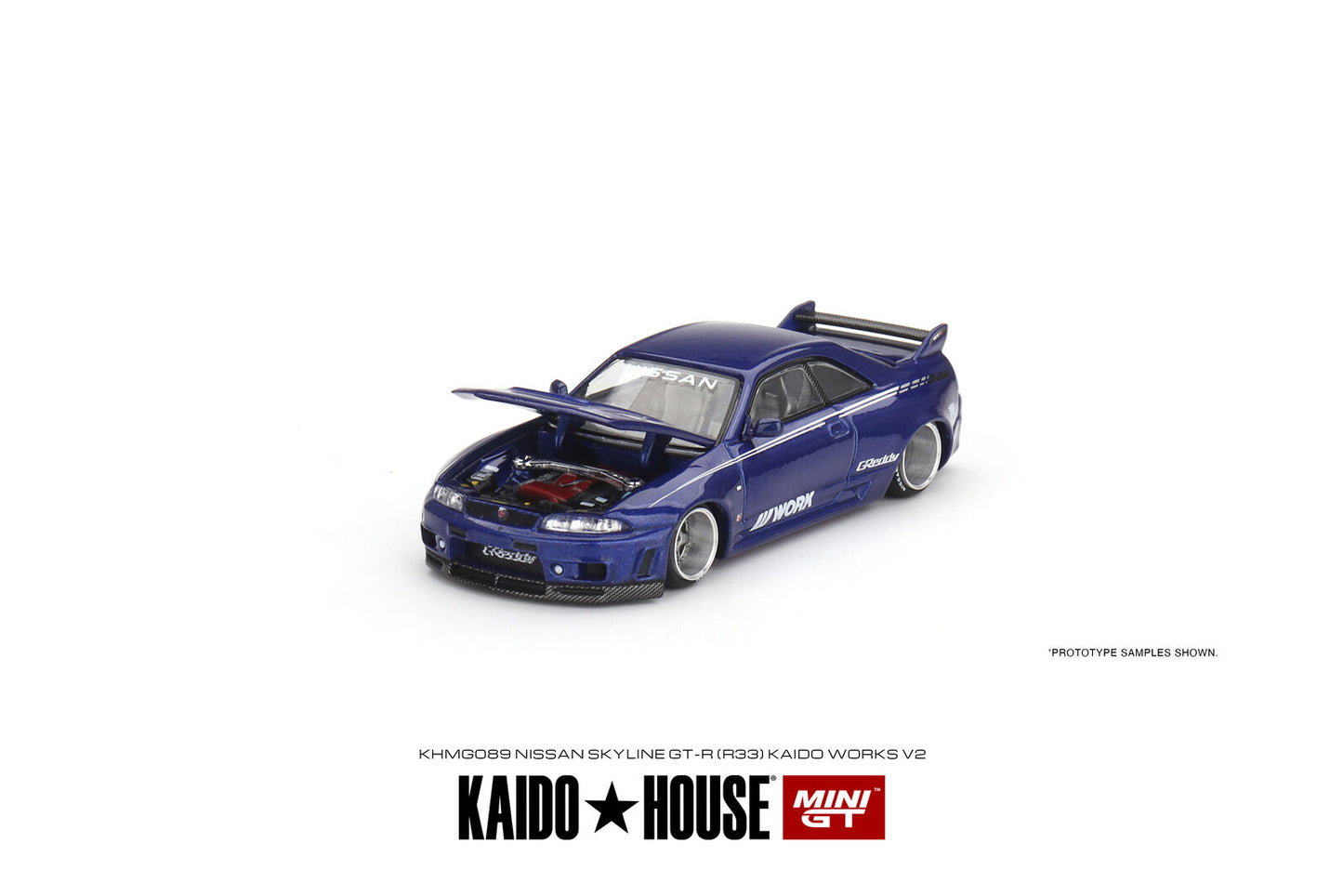 [Kaidohouse x MINI GT] 089 Nissan Skyline GT-R (R33) Kaido Works V2