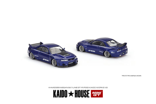 [Kaidohouse x MINI GT] 089 Nissan Skyline GT-R (R33) Kaido Works V2